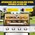CIG GARDEN Dual Fuel Grill Combo, Propane & Charcoal BBQ with 52,000 BTU, 2 Side Shelves, Cast Iron Grid & Griddle Plate, Outdoor Grill for Patio, Backyard, Garden, Silver & Black