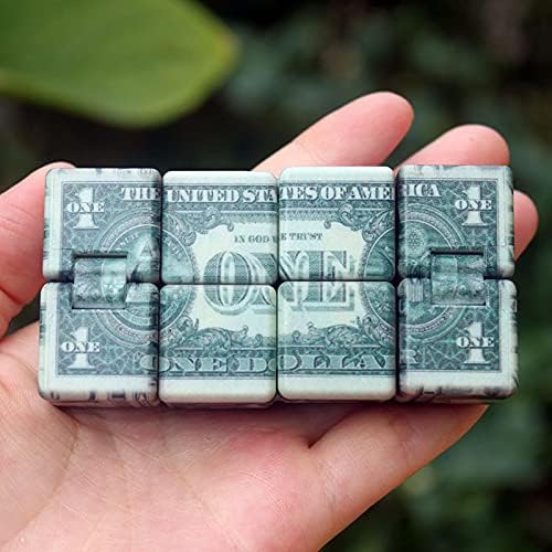 Miniatura 5 de Cubo infinito, cubo infinito sensorial para aliviar el autismo, Braille, fruta, encantador cubo mágico para perros y adultos, cubo de mano para