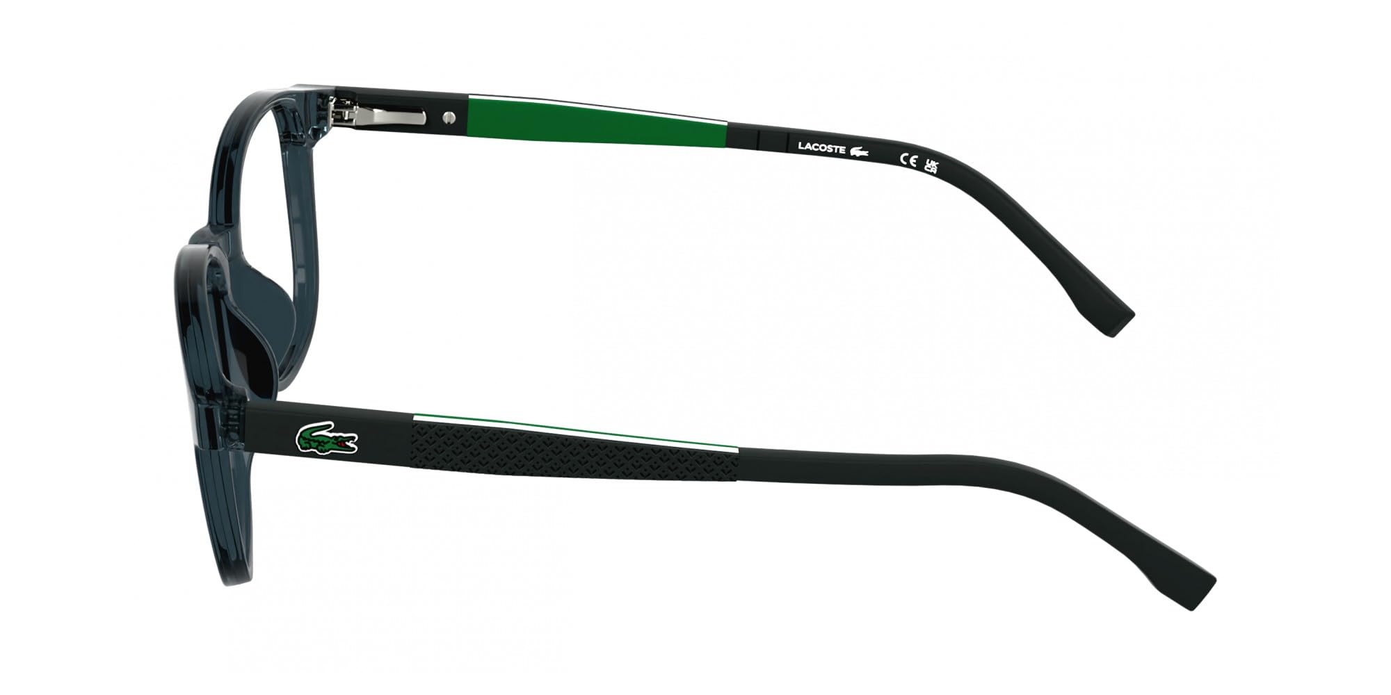 Lacoste L3667 035 ramka na okulary dla dzieci, przezroczyste, szare 46/16/130