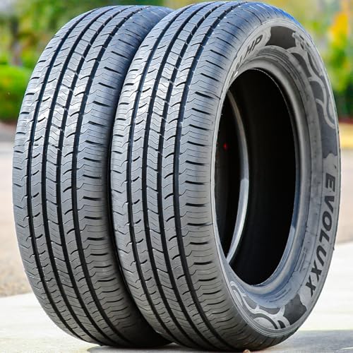 Set of 2 (TWO) Evoluxx Capricorn HP All-Season Truck/SUV Performance Radial Tires-235/60R17 235/60/17 235/60-17 102H Load Range SL 4-Ply BSW Black Side Wall UTQG 700AA