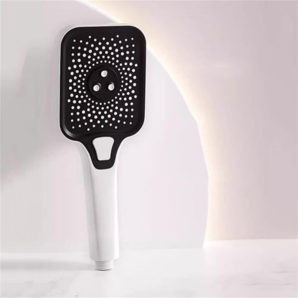 Juego de ducha for el hogar con blanca, cabezal, botón piano for baño, inteligente