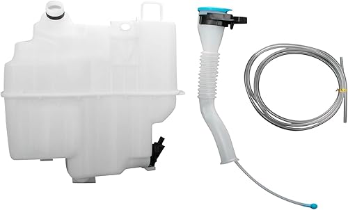 Vista 957 de TRQ Depósito de limpiaparabrisas compatible con Chevrolet Cruze 2016-2019 con luces antiniebla GM1288252 84036025 23365281PFM