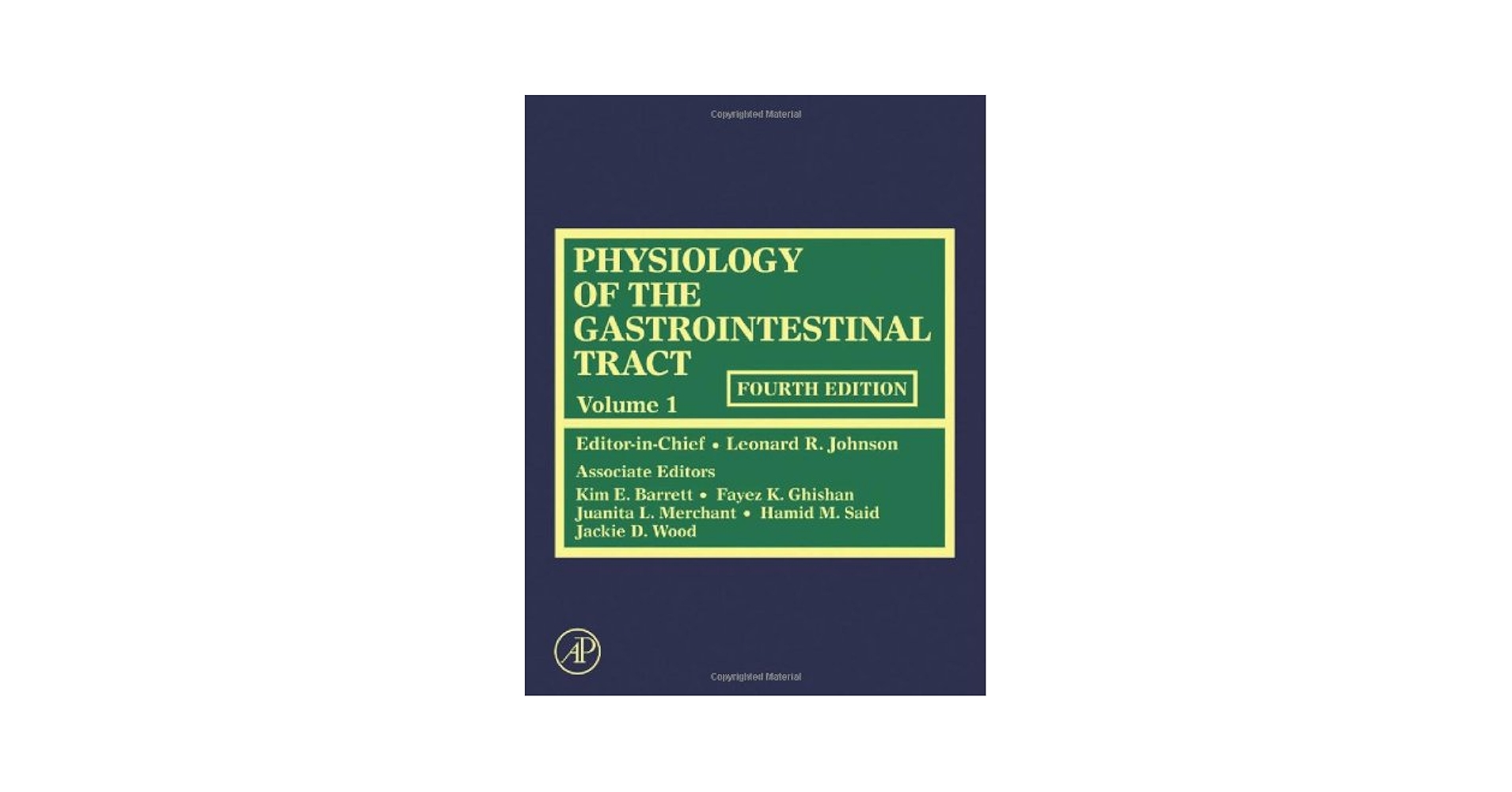 Amazon.com: Physiology of the Gastrointestinal Tract, Fourth