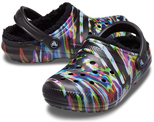 lavender fuzzy crocs