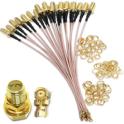 TUOLNK RP-SMA a IPX Cable coaxial UFL U.FL IPEX a RPSMA Cable coaxial hembra Cover