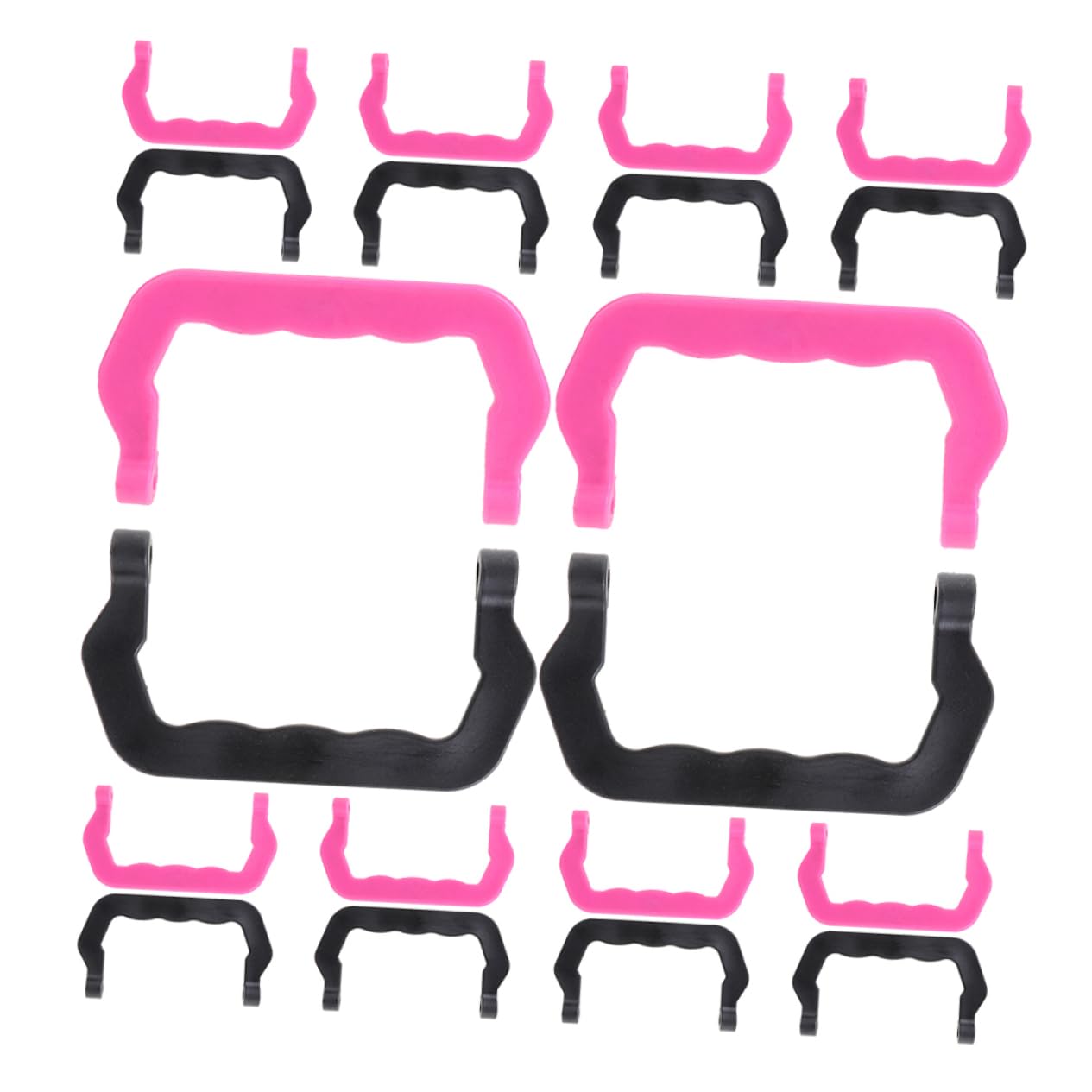 VANZACK 20pcs Plastic Pet Cage Handles Portable Detachable for Mice Hamsters Birds Cage Accessories