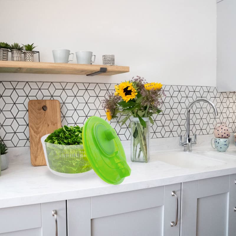 Centrifuga Per Insalata VIRSUS Manuale 3 Litri - Arancione, Per Lavare E Asciugare Verdure, Lavabile In Lavastoviglie - Foto 6