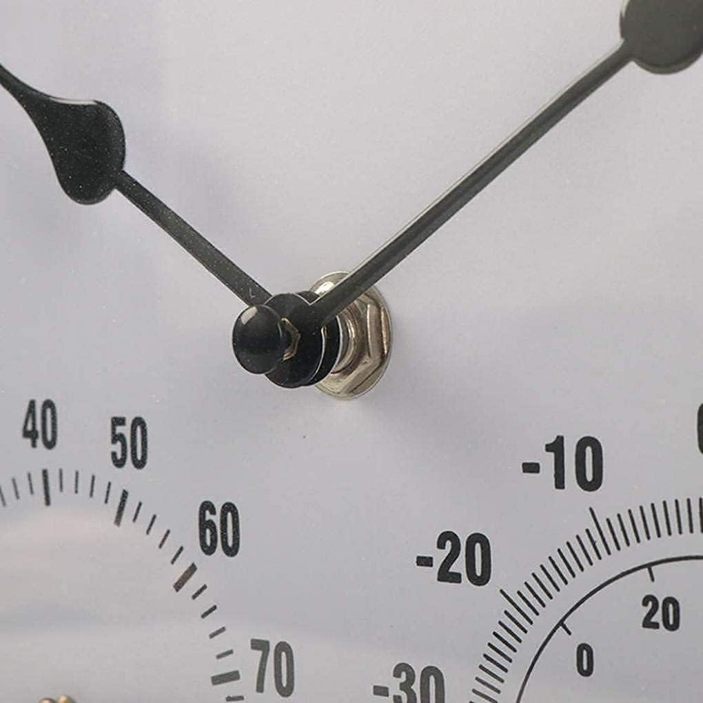 Wall Clock, Clocks Outdoor Waterproof, Moisture and Dusoof Outdoor Clocks for The Garden Wall Mounted with Temperature and Humidity Outside Clock