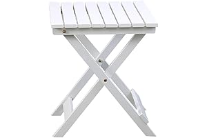 Quick Fold Side Table Adirondack Wood Outdoor