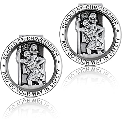 Molain Medalla de Cristóbal para Coche Cover