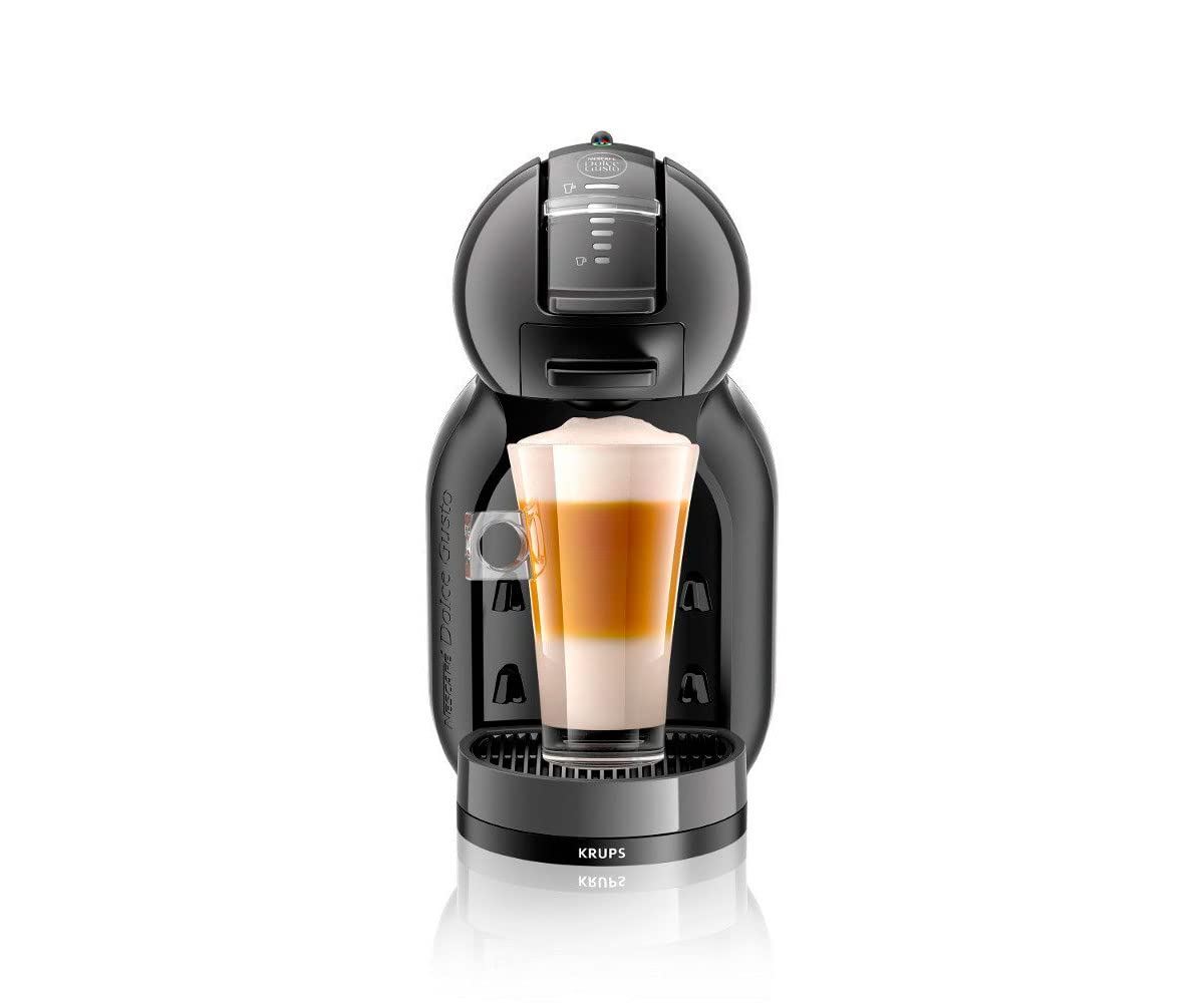 Krups Dolce Gusto Mini Me Independiente Máquina de café en cápsulas 0,8 L Semi-automática - Cafetera (Independiente, Máquina de café en cápsulas, 0,8 L, Cápsula de café, 1500 W, Antracita, Negro)