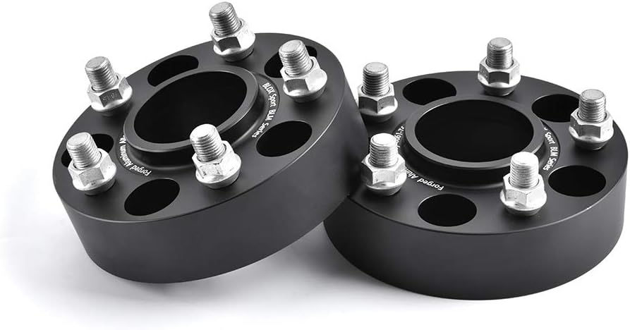 2Pcs 45mm Wheel Spacers Adapters PCD 5x127 Forged Aluminum 6061-T6 for Wralnger Grand Cherokee Commander