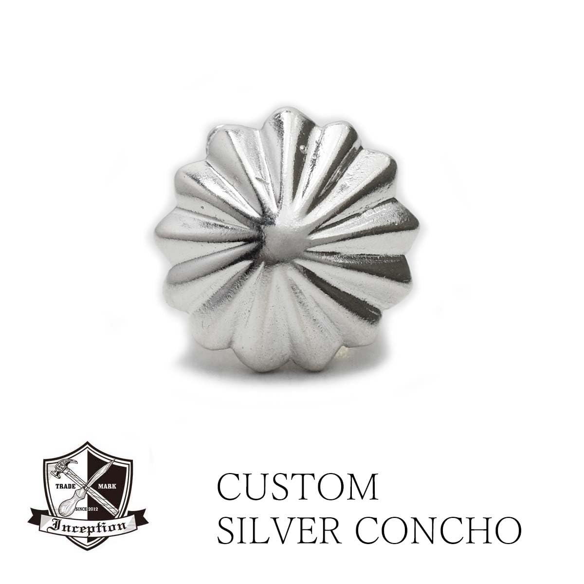 Amazon.co.jp: コンチョ シルバー925 直径12.5mm INCEPTION