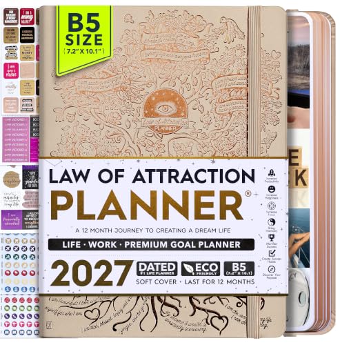 Image of 2027 Planner Weekly and Monthly & Manifestation Journal for Women