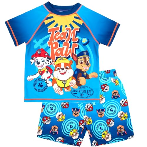 Conjunto de natación Paw Patrol de 2 piezas para niños de 2 a 6 años