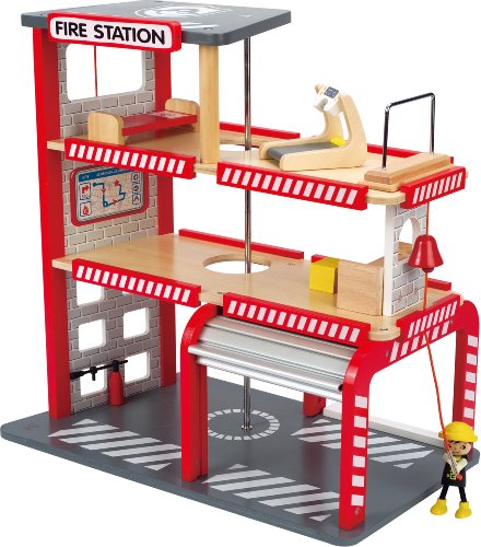 Preisvergleich Produktbild Hape International E3007 Hape E3007-Feuerwache, Rollenspiel