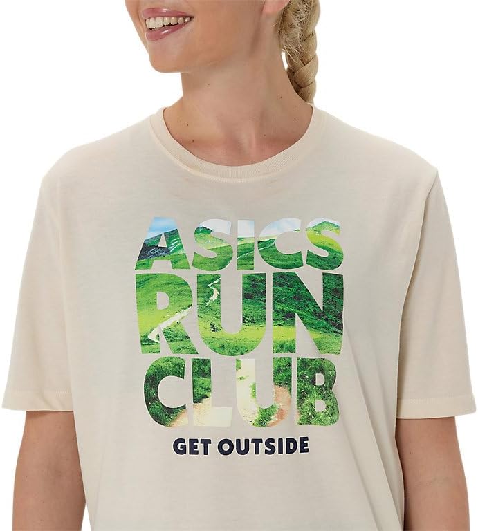 ASICS Unisex Run Outside Club Short Sleeve TEE Running Apparel
