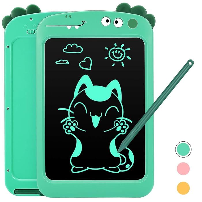 Baybee Creative LCD Drawing and Writing Board for Kids, Erasable Reusable Electronic Drawing Pad, Doodle Board Writing Tablet for Toddler, Learning & Education Toys Birthday Gifts for 3+ Years (Green)