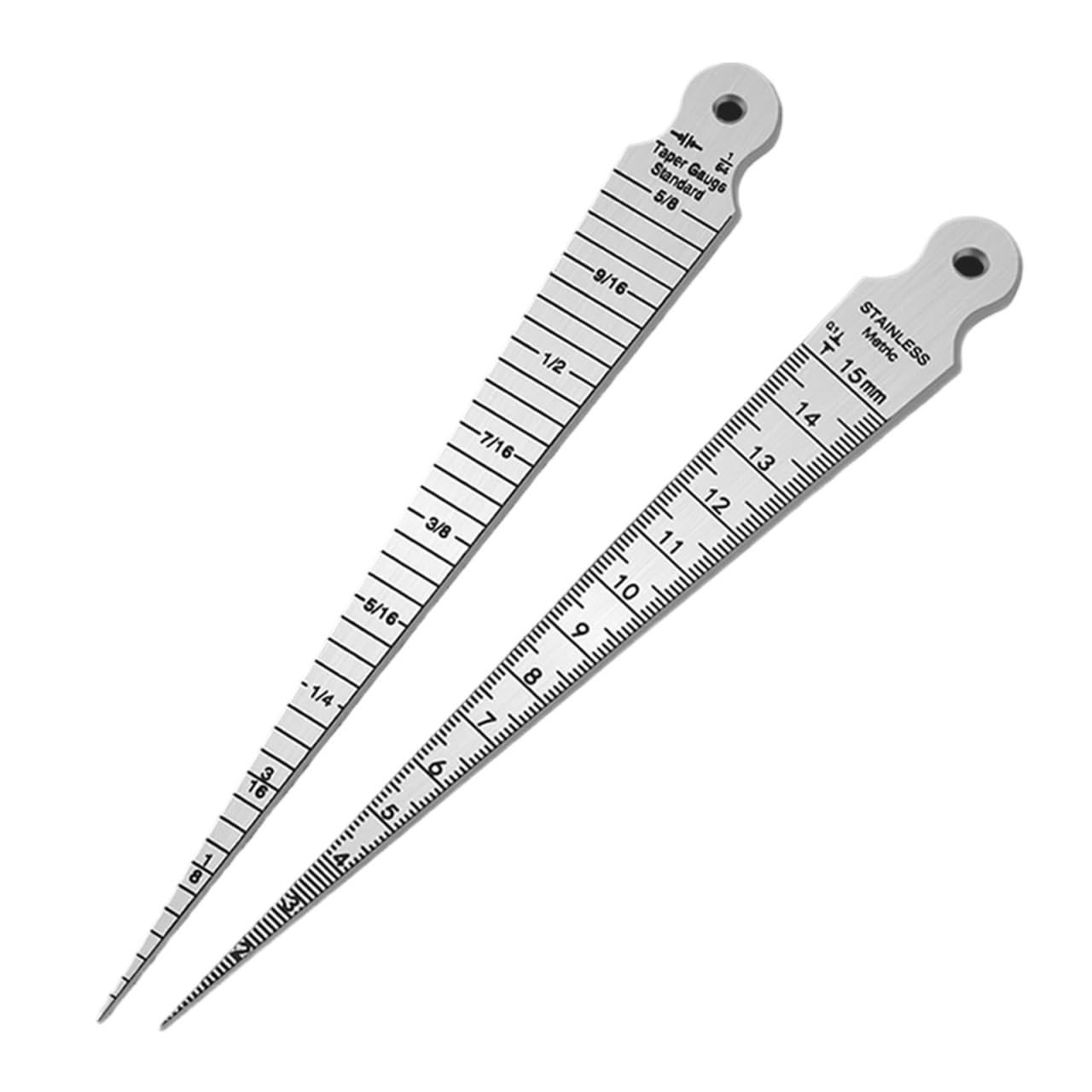 Jauge d'épaisseur conique 1-15mm en acier inoxydable robuste pour des mesures d'interstices durables