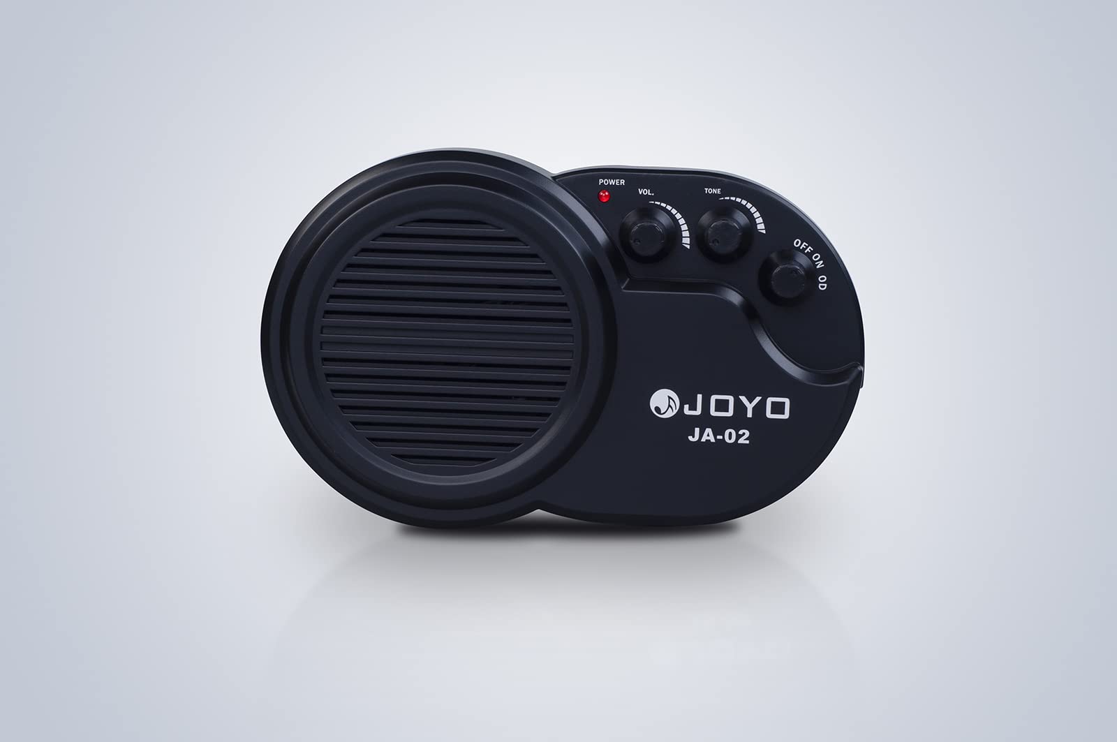 Mike MusicJOYO Guitar Headphone Amp Practice Mini Guitar Amplifier with Big Speaker and Clean and Distortion Effect Setting JA 02 JOYO JA02, Black
