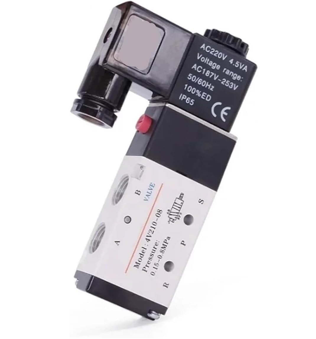 4V210 Series Pneumatic Solenoid Valve - Efficient Directional Control for Fluid Management(4V210-06 DC24V)