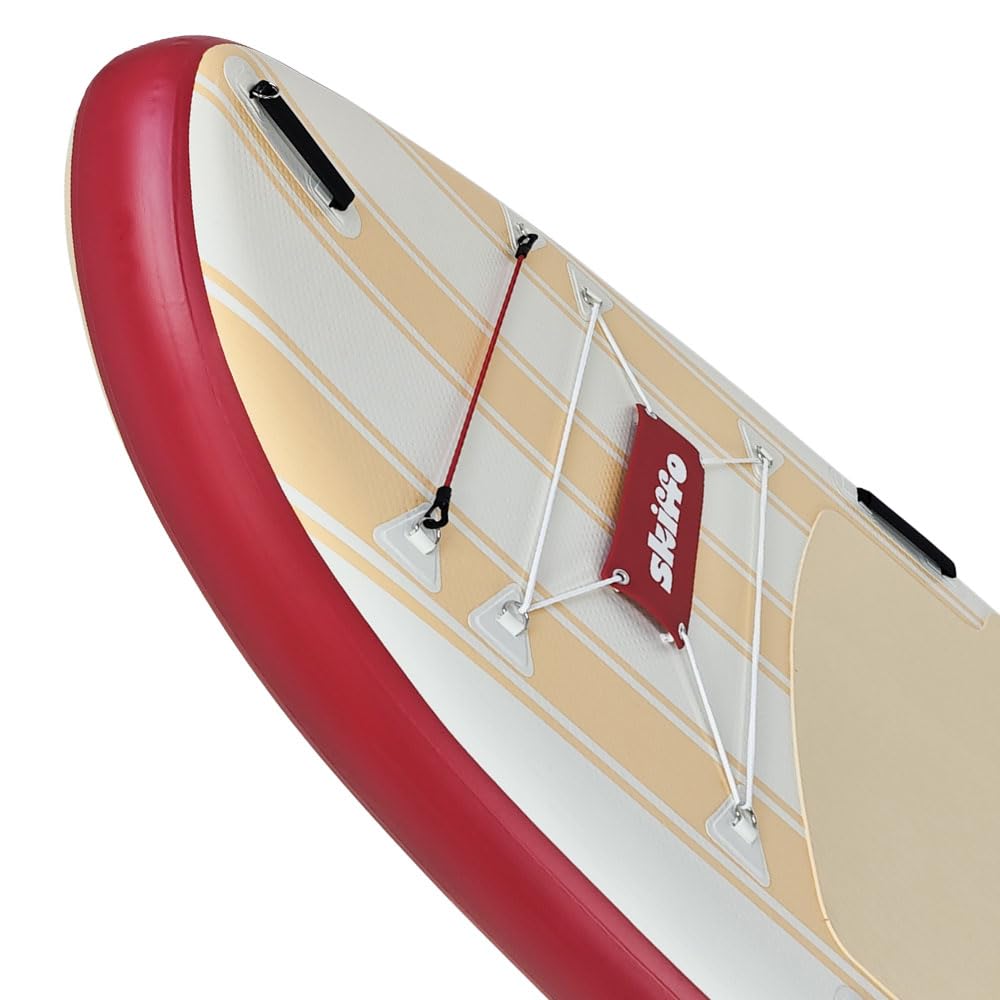 Skiffo Ride Lava 11' – Kayak Hinchable 2 en 1 Completo, 335 x 86 x 15 cm, máx. 160 kg, Estable y versátil, diseño único