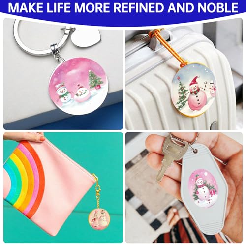 Image of 48 Pcs UV DTF Stickers Christmas Snowman Sticker for Keychains