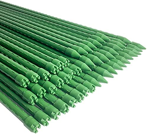 WAENLIR Garden Stakes 90CM Sturdy Plant Sticks/Support, Tomato Stakes, Pack of 25