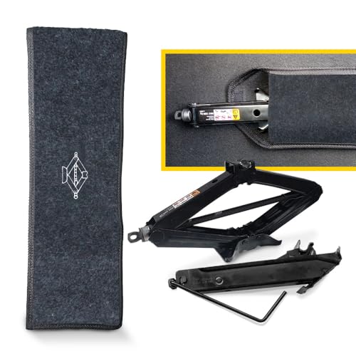 Capa Bolsa para Macaco Mecânico Automotivo Carpete Grafite