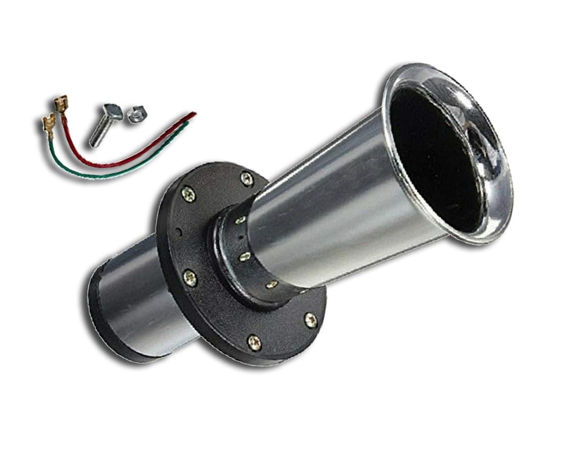 Ardillion12V CHROME 110 DB OOO-GAH HORN CAR VAN PICKUP TRUCK LORRY CAMPER MOTORHOME ATV BIKE WAGON TRACTOR UNIVERSAL RETRO CUSTOM PROJECT TUNING VINTAGE