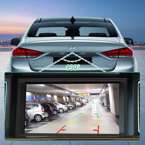 Image of 95760-B1100 Backup Rear Camera Replacement for Hyundai Genesis Sedan 2015 2016 & Hyundai Genesis G80 Sedan 2017, OE Cam Replaces 95760B1100, 95766B1000, 95766-B1000 by GreenYi