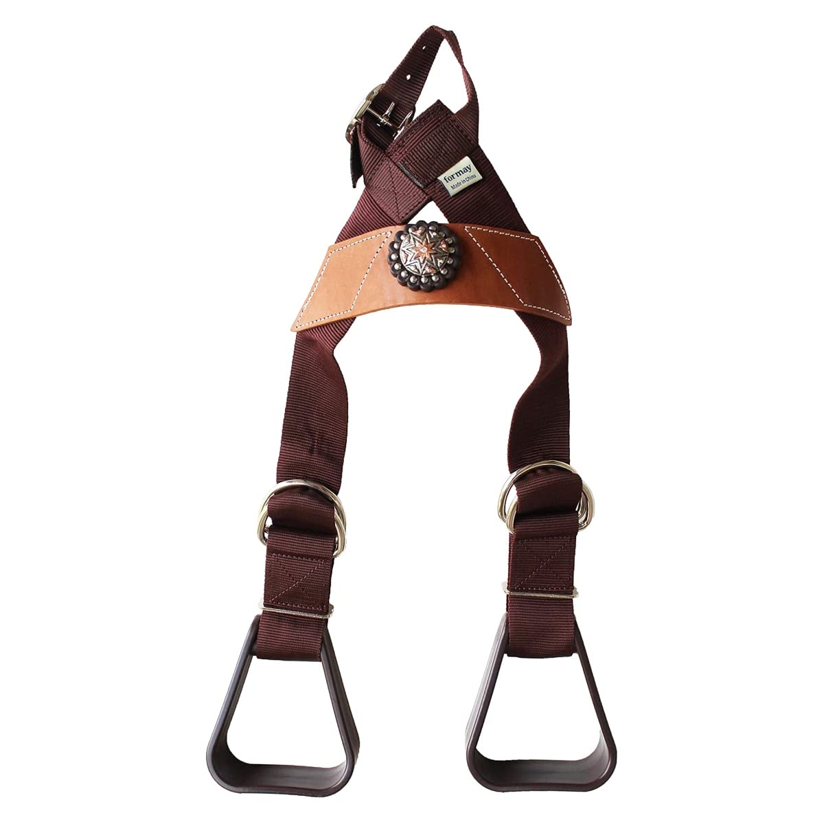 Horse Saddle Western Kids Child Youth Pony Buddy Stirrups w/Concho 5138CO550