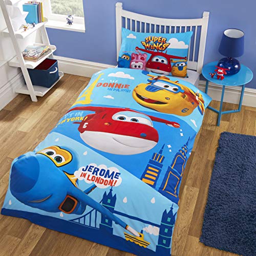 Parure de lit Super Ailes en Polycoton pour lit Simple