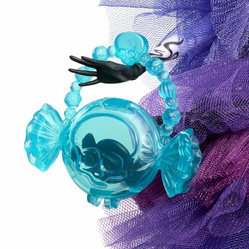Muñeca Monster High Twyla con Vestido Morado miniatura 6