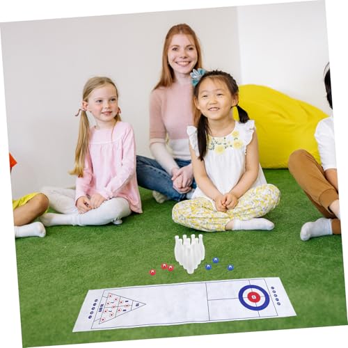 Juego de bolos de mesa interactivo BESPORTBLE con mini bolos 5