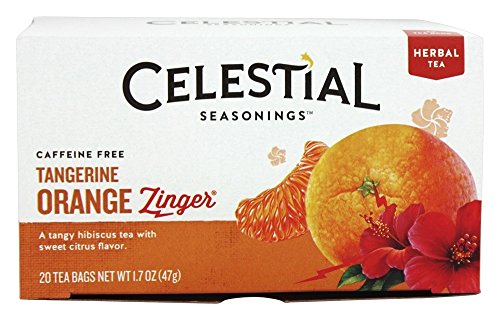 Celestial Seasonings Tea Bag, Tangerine Orange Zinger, 20 Count (Pack of 1)