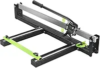 Riscadeira Cortador de Piso Porcelanato 80cm Cerâmica com Guia Laser Régua Suporte de Óleo Rolamentada Corte Preciso Profissional