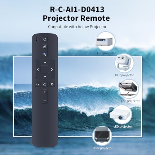 R-C-AI1-D0413 New Voice Replacement Remote Control for Nebula Capsule 3 Laser Projector D2426, for Nebula Mars 3 Projector D2333 by WDZP - Used condition - Image 2