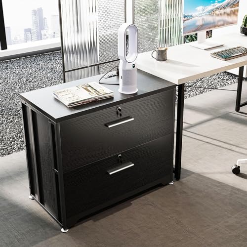 AODK-File-Cabinet-with-Charging-Station-Filing-Cabinet-for-Home-Office-Large-File-Cabinets-with-Lock-Office-Storage-Cabinet-2-Drawer-for-LegalLetterA4-File-Black