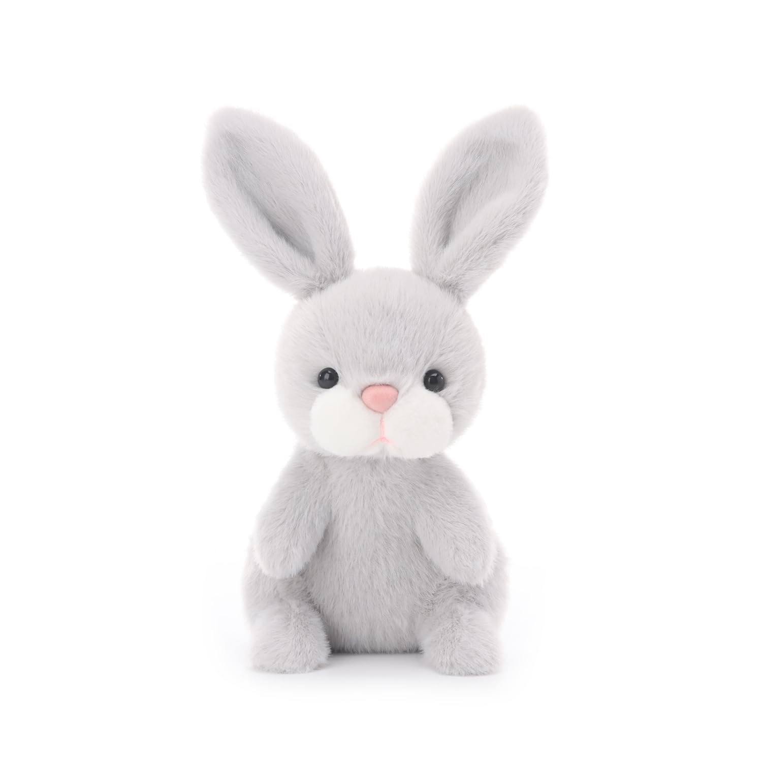 Apricot Lamb Grey Sensitive Bunny Rabbit Plushies Stuffed Animals for Baby Girl and Boy, Soft Cute Plush Toys for Kids, 6.3 Inches โ image 1
