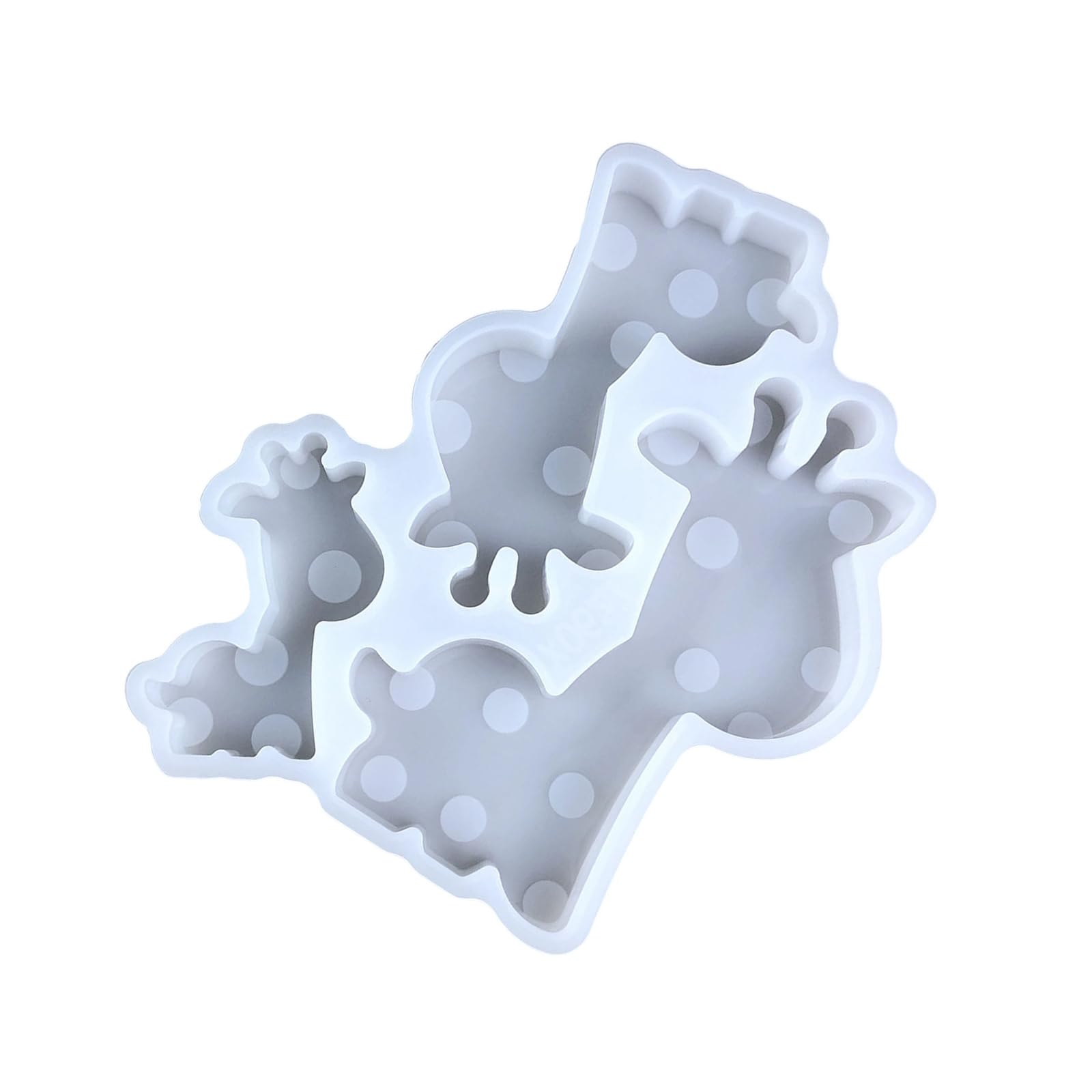 Meiliyizu Giraffe Figurine Silicone Molds for Soap Epoxy Resin Giraffe Shape Silicone Molds for Gypsum Decoration Concrete Animal Mold