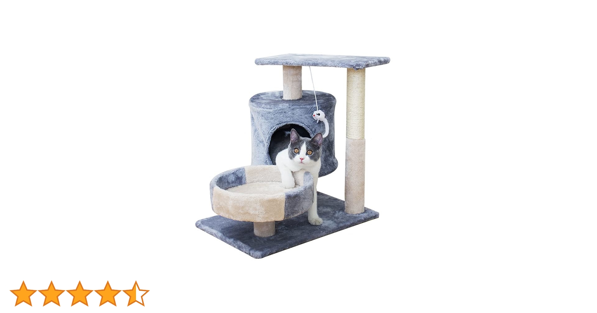 キャットタワー ツリーハウス コンドミニアム 遊び場タワー 猫 Amazon | 木製のキャットツリーハウス、無垢材の猫の