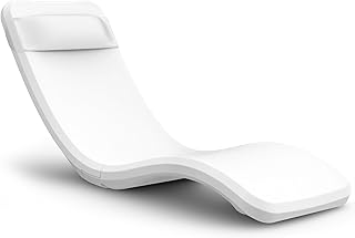GoSports Coast Modern in Pool Lounge Chair - Waterproof & Weighted Chais...