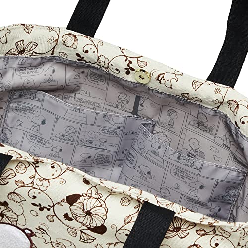 Bolso tote mini con botones laterales para mujer miniatura 6