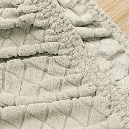 LANSHENG Chair Covers, Stretch Dining Chair Protector Slipcovers Jacquard - Image 4