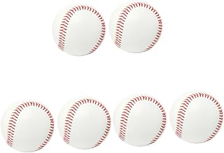 INOOMP 4 PCS Adult-Toys aldult Toy Adult Toys adukt Toys Baseballs Leather Covered Soft Leather Covered Balls Baseball Ball Handmade Baseball Bouce Ball Soft Rubber White Softball Student