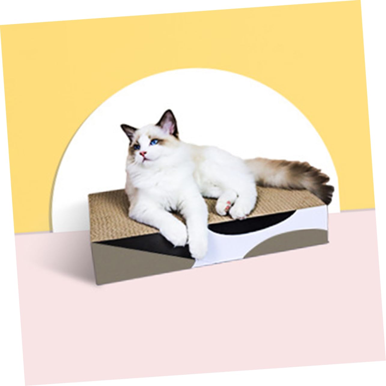 INOOMP Rascador De Cartón Almohadilla para Rascar Tablero para Gatos De Interior para Gatos y Gatitos