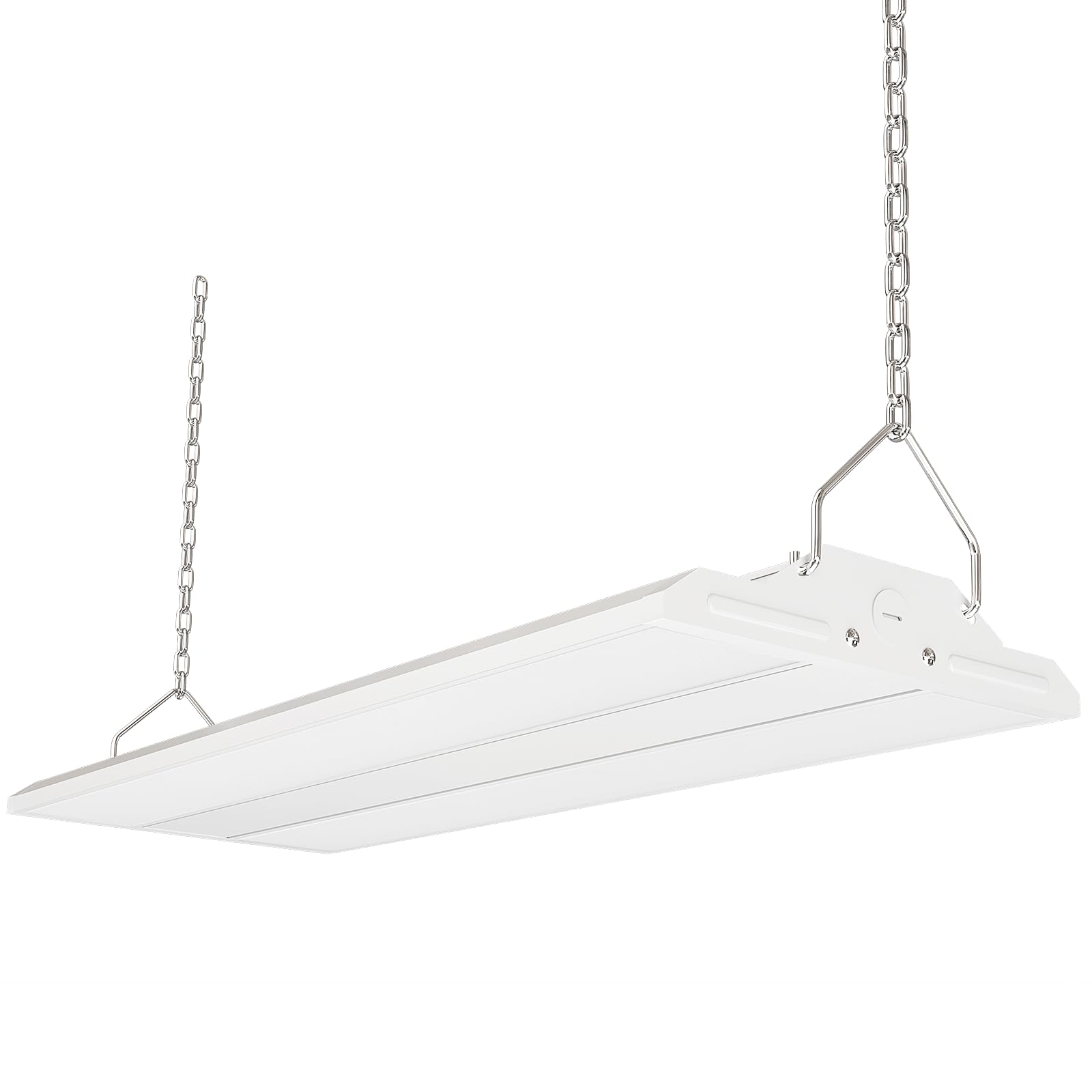 SLAclite High Bay LED Shop Light 2FT 150W 22500LM 0-10V Dimmable 5000K Daylight 120-277V, Commercial LED Linear High Bay Lights for Warehouse Workshop Supermarket Stadium Library, ETL