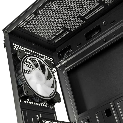 Kolink Observatory Duo ARGB Midi Tower PC Case, Black, Tempered Glass, 4 Umbra Fans, E-ATX Support - Image 8