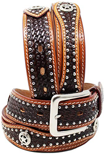 33-34 HEAVY DUTY HAND MADE BUFFALO HIDE LEATHER STICHED BELT 2623RS
